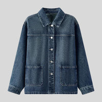 Womens Y2K Elegant Spring Denim Jacket — vista posteriore