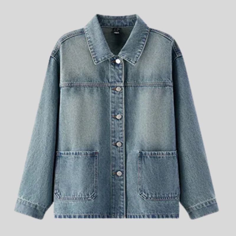 Womens Y2K Elegant Spring Denim Jacket — dettaglio