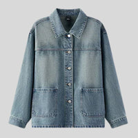 Womens Y2K Elegant Spring Denim Jacket — dettaglio