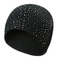 Womens Y2K Rhinestone Beanie — dettaglio della stampa
