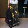 Womens Y2K Tomboy Vintage Baggy Camouflage Cargo Jeans