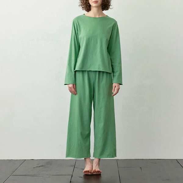 100% Cotton Korean Pyjama Set — vista frontale