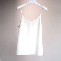 100% Mulberry Silk Camisole Top — vista posteriore