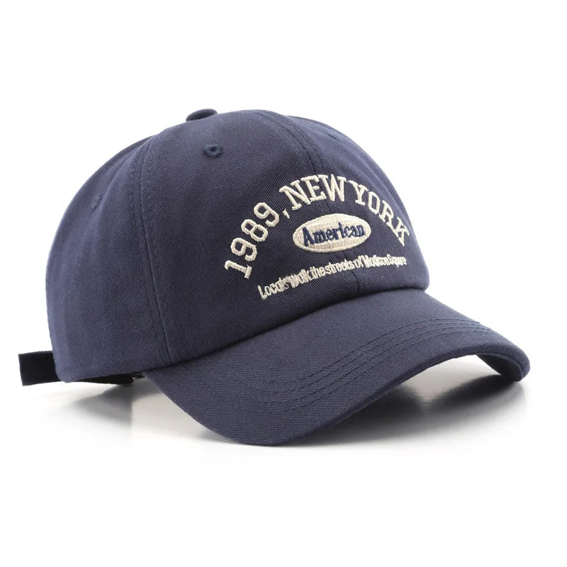 1989 New York Embroidered Baseball Cap — vista posteriore