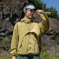 2 in 1 Waterproof Windbreaker Jacket Coat — dettaglio della stampa