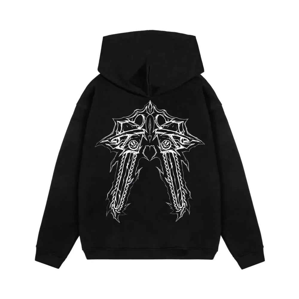 404 Crew Print Hoodie — dettaglio