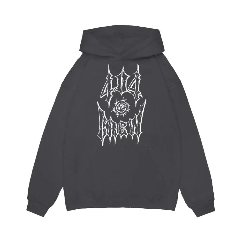 404 Crew Print Hoodie — vista posteriore