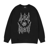 404 Crew Print Hoodie — vista laterale