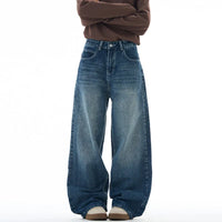 77 Star Patchwork Embroidered Baggy Jeans — vista posteriore
