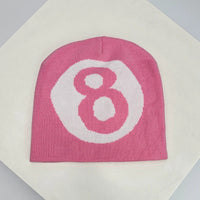 8 Ball Graphic Beanie — dettaglio del tessuto