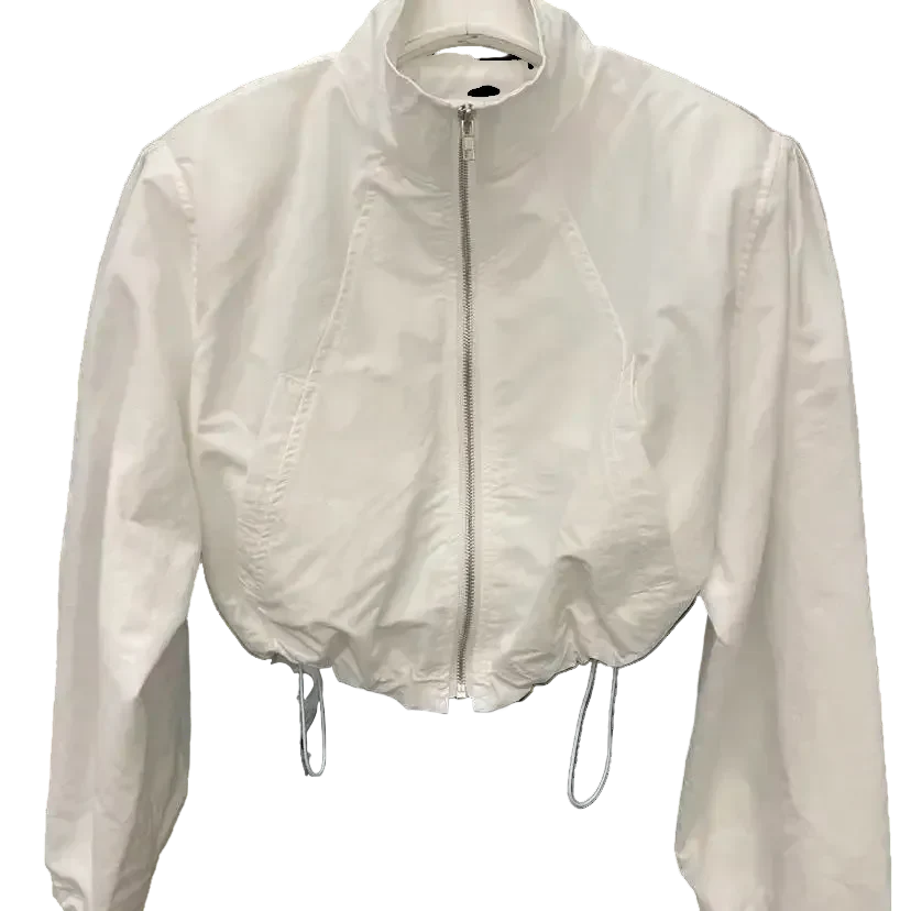 90s Style Vintage Cropped Windbreaker Jacket — vista posteriore