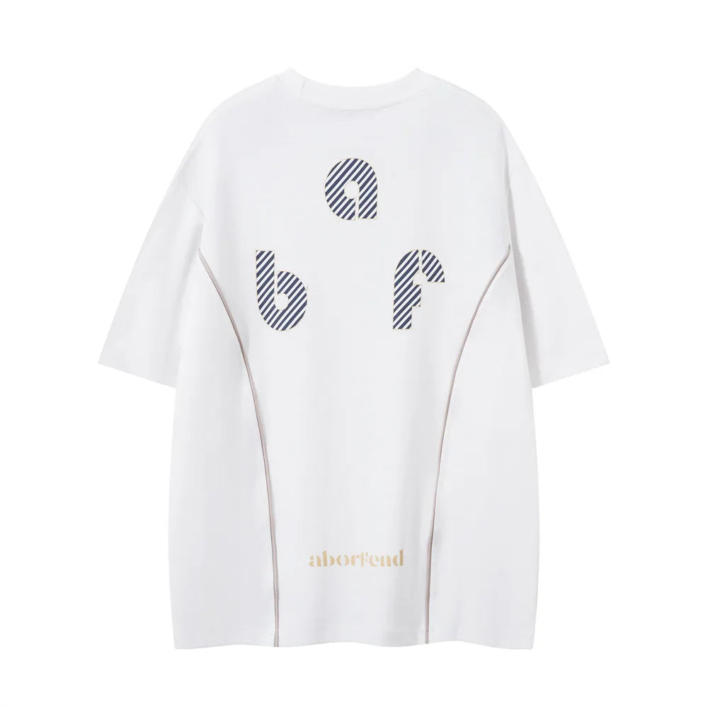 "ABF" 7 Crew Neck T Shirt — dettaglio della stampa