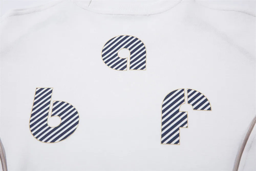"ABF" 7 Crew Neck T Shirt — vista laterale
