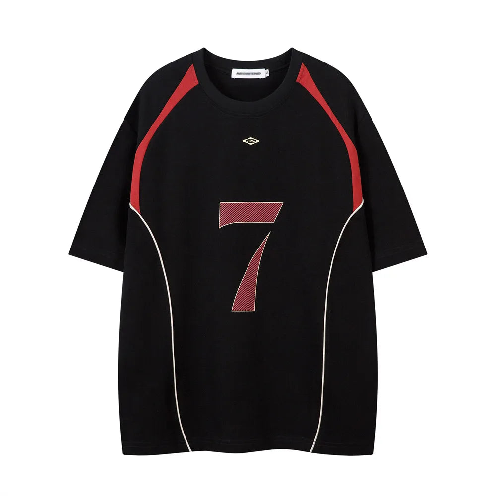 "ABF" 7 Crew Neck T Shirt — vista frontale