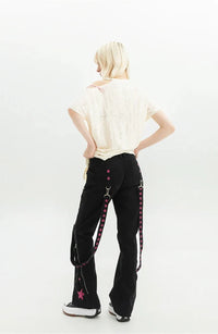 Accessorised Baggy Cargo Jeans — in alternativa