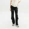 Y2K Accessorised Baggy Cargo Jeans