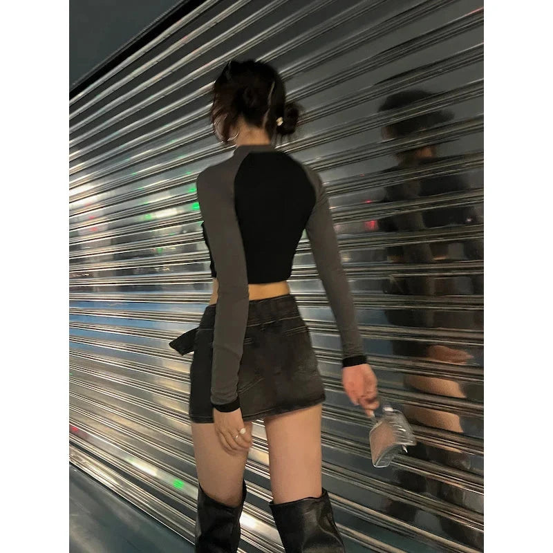Acubi Denim Dark Mini Skirt — in alternativa