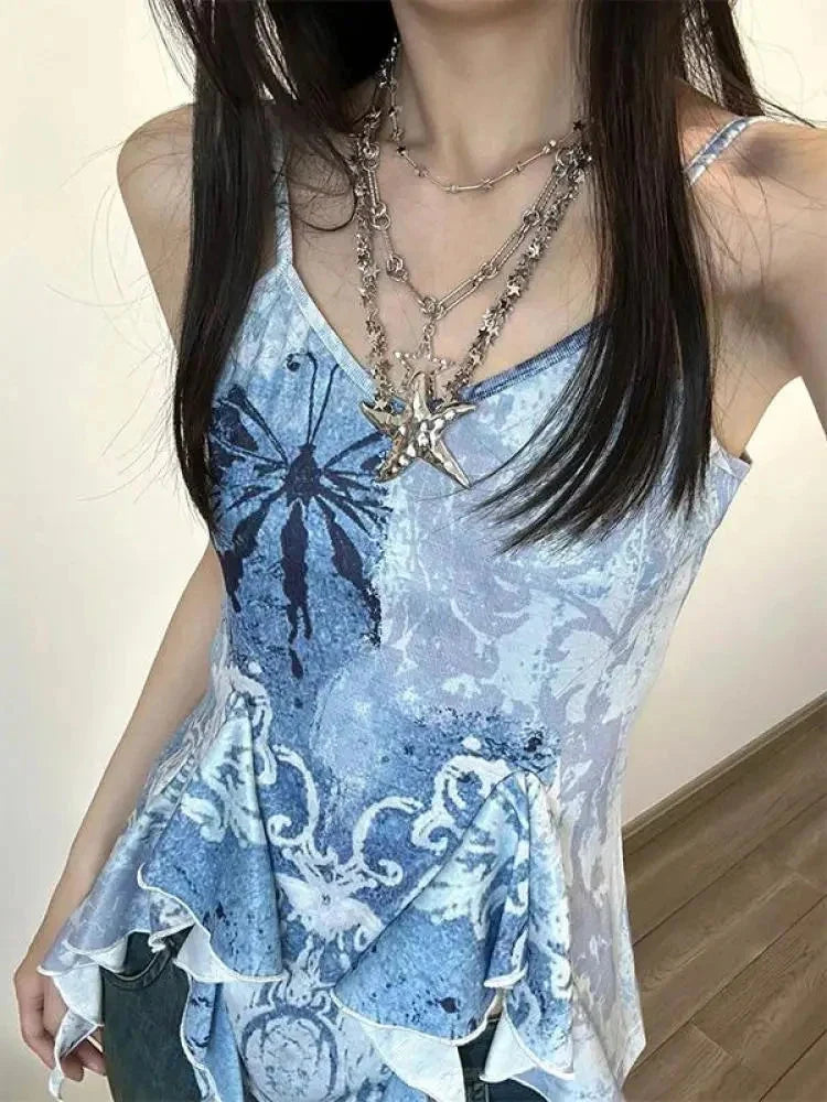 Acubi Grunge Tank Tops — vista laterale