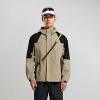 Adjustable Waterproof Windbreaker Jacket — vista posteriore
