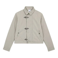 Airplane Button Collared Jacket — vista posteriore