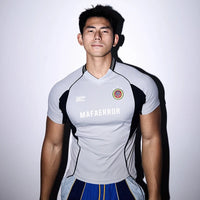 American Athletic Style T Shirt Jersey — vista laterale