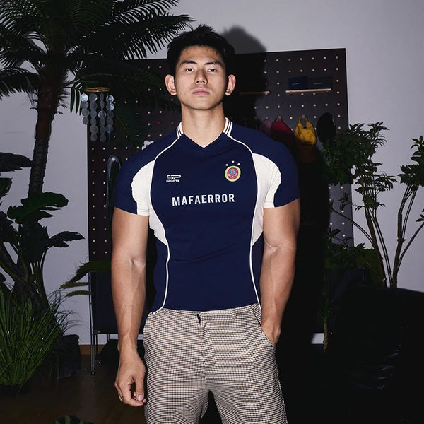 American Athletic Style T Shirt Jersey — vista frontale