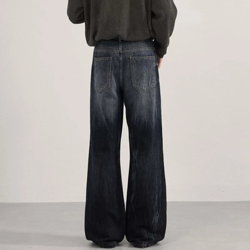 American Style 00s Washed Denim Bootcut Jeans — vista laterale