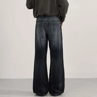 American Style 00s Washed Denim Bootcut Jeans — vista laterale