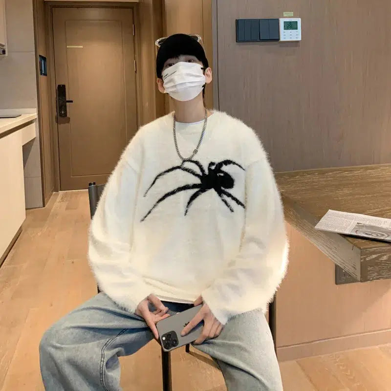 Arachnid Knit Jumper — dettaglio della stampa