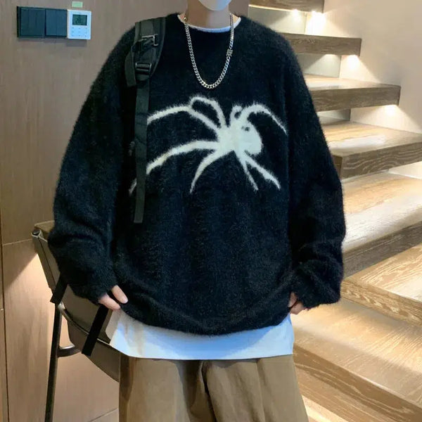 Arachnid Knit Jumper — vista frontale