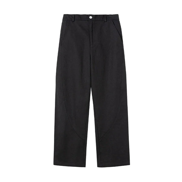 Arc Shaped Baggy Trousers — vista frontale
