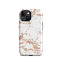 Arctic Pinky Brown Camo MagSafe Case — vista posteriore