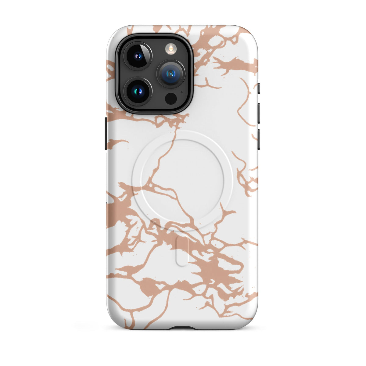 Arctic Pinky Brown Camo MagSafe Case — vista completa