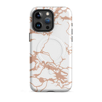Arctic Pinky Brown Camo MagSafe Case — vista completa
