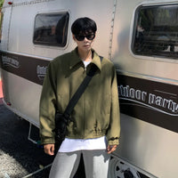 Autumn Mens Short Jacket — dettaglio