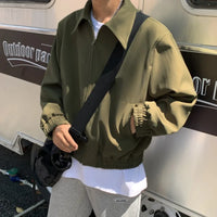Autumn Mens Short Jacket — vista frontale