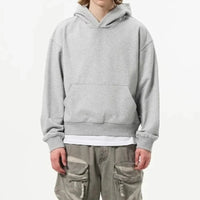 Autumnal Drop Shoulder Plain Hoodie — dettaglio della stampa