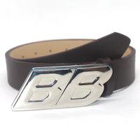 BB Buckle Leather Belt — dettaglio della stampa