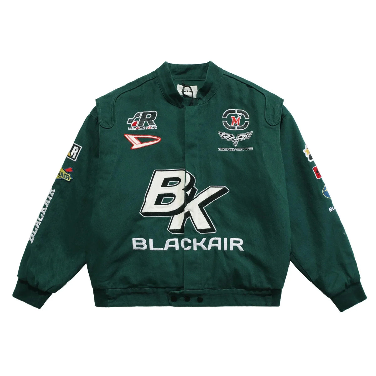 BK Embroidered Crew Moto Jacket — vista posteriore