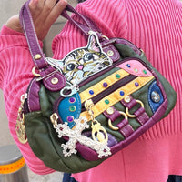 Babes Cat Leather Handbag — in alternativa