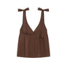 Y2K Backless Halter Low Cut Cami Top