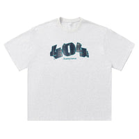 Baggy "404" Graphic T Shirt — dettaglio della stampa