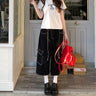 Y2K Baggy Black Polka Dot Cargo Denim Shorts Jorts