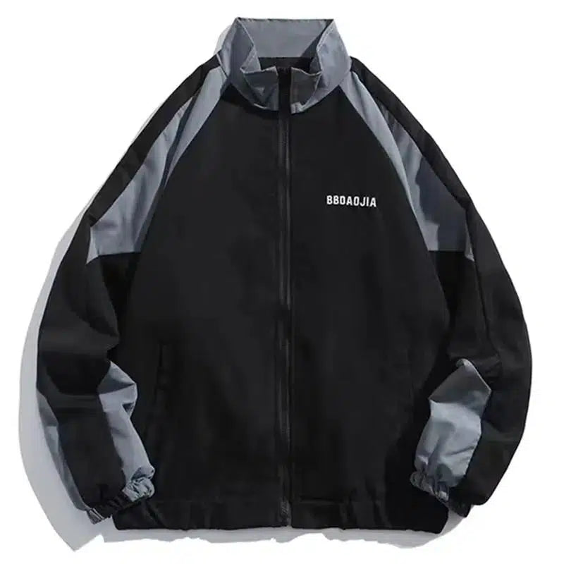 Baggy Block Jacket — dettaglio della stampa
