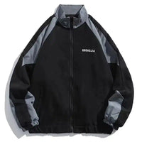 Baggy Block Jacket — dettaglio della stampa