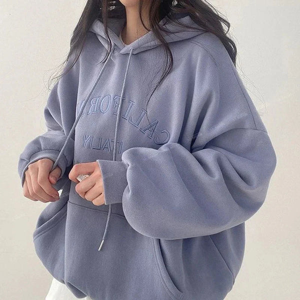 Baggy Cali Club Womens Hoodie — vista frontale