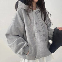 Baggy Cali Club Womens Hoodie — dettaglio della stampa