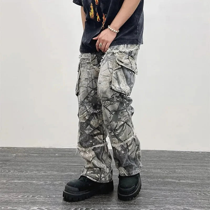 Baggy Camo Cargo Jeans — in alternativa