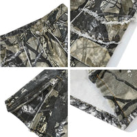 Baggy Camo Cargo Jeans — vista laterale