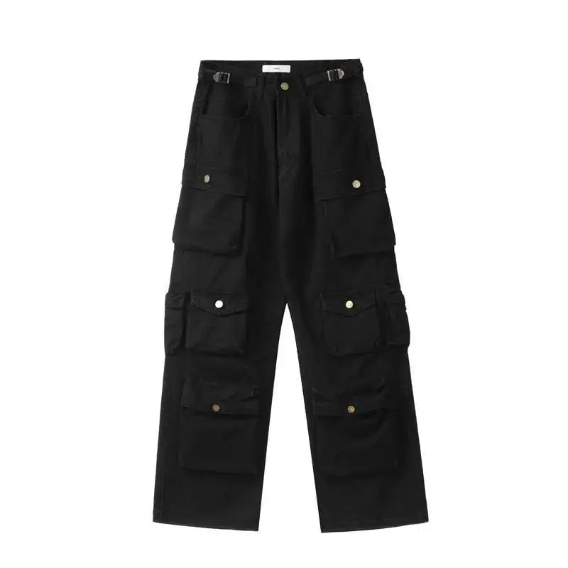 Baggy Cargo Pocket Trousers — dettaglio